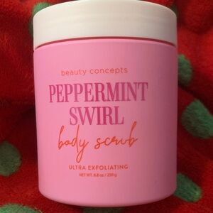 NWOT Peppermint Swirl Body Scrub